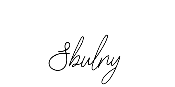 Make a beautiful signature design for name Sbulny. With this signature (Bearetta-2O07w) style, you can create a handwritten signature for free. Sbulny signature style 12 images and pictures png