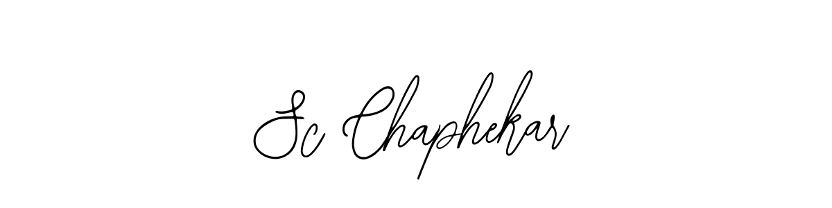 You should practise on your own different ways (Bearetta-2O07w) to write your name (Sc Chaphekar) in signature. don't let someone else do it for you. Sc Chaphekar signature style 12 images and pictures png