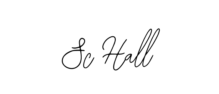 How to make Sc Hall signature? Bearetta-2O07w is a professional autograph style. Create handwritten signature for Sc Hall name. Sc Hall signature style 12 images and pictures png