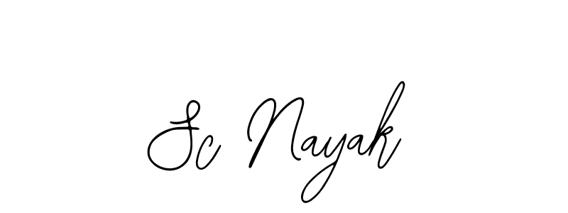 Create a beautiful signature design for name Sc Nayak. With this signature (Bearetta-2O07w) fonts, you can make a handwritten signature for free. Sc Nayak signature style 12 images and pictures png