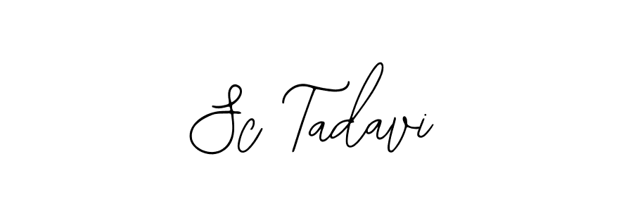 The best way (Bearetta-2O07w) to make a short signature is to pick only two or three words in your name. The name Sc Tadavi include a total of six letters. For converting this name. Sc Tadavi signature style 12 images and pictures png