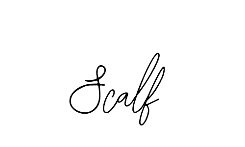 Use a signature maker to create a handwritten signature online. With this signature software, you can design (Bearetta-2O07w) your own signature for name Scalf. Scalf signature style 12 images and pictures png