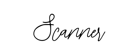 Designed for modern professionals: Scanner name signature crafted with Bearetta-2O07w script. Ready for digital PDF workflows. Scanner signature style 12 images and pictures png