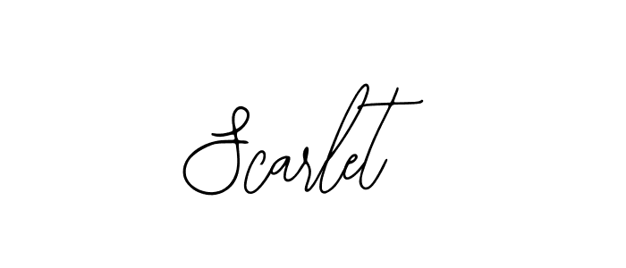 How to make Scarlet signature? Bearetta-2O07w is a professional autograph style. Create handwritten signature for Scarlet name. Scarlet signature style 12 images and pictures png