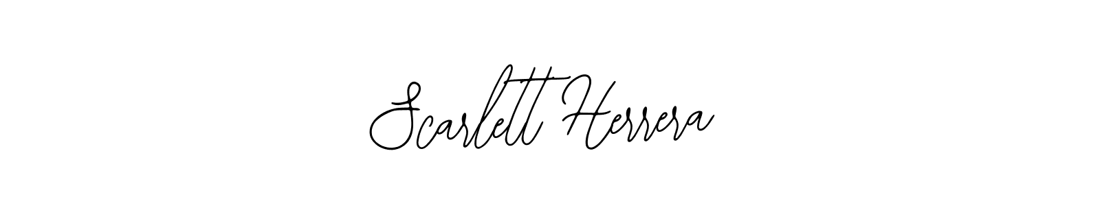 Scarlett Herrera stylish signature style. Best Handwritten Sign (Bearetta-2O07w) for my name. Handwritten Signature Collection Ideas for my name Scarlett Herrera. Scarlett Herrera signature style 12 images and pictures png