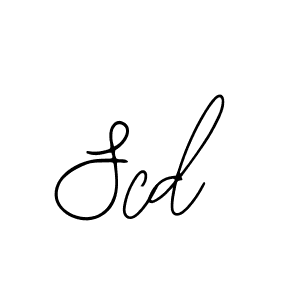 Design your own signature with our free online signature maker. With this signature software, you can create a handwritten (Bearetta-2O07w) signature for name Scd. Scd signature style 12 images and pictures png