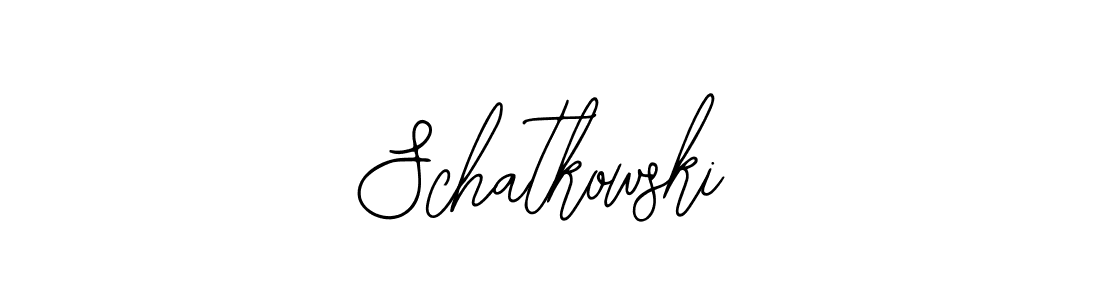 You should practise on your own different ways (Bearetta-2O07w) to write your name (Schatkowski) in signature. don't let someone else do it for you. Schatkowski signature style 12 images and pictures png