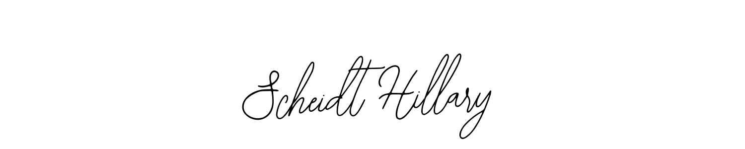 Also we have Scheidt Hillary name is the best signature style. Create professional handwritten signature collection using Bearetta-2O07w autograph style. Scheidt Hillary signature style 12 images and pictures png