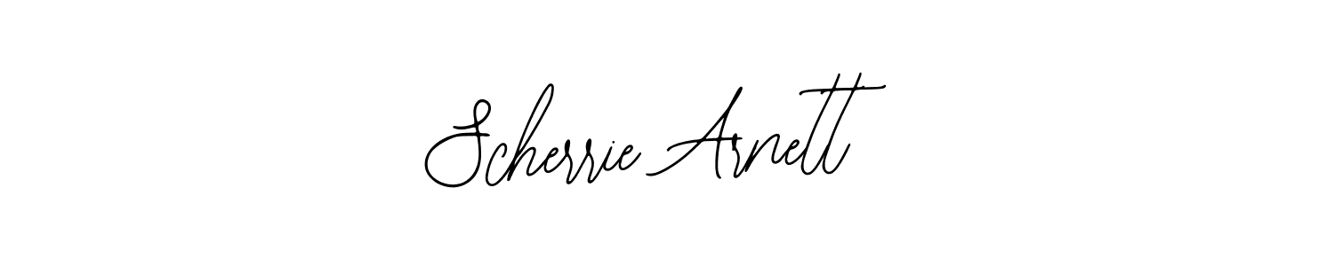 The best way (Bearetta-2O07w) to make a short signature is to pick only two or three words in your name. The name Scherrie Arnett include a total of six letters. For converting this name. Scherrie Arnett signature style 12 images and pictures png