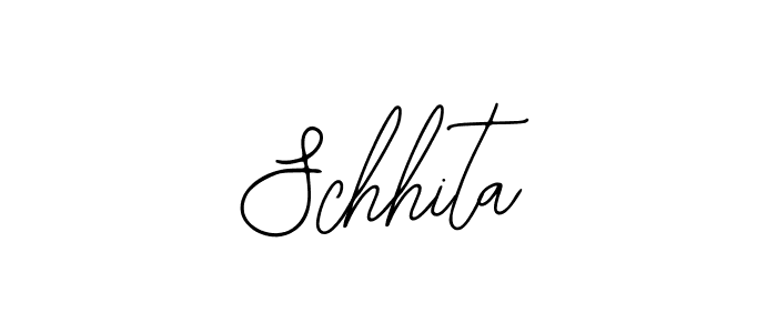 You should practise on your own different ways (Bearetta-2O07w) to write your name (Schhita) in signature. don't let someone else do it for you. Schhita signature style 12 images and pictures png