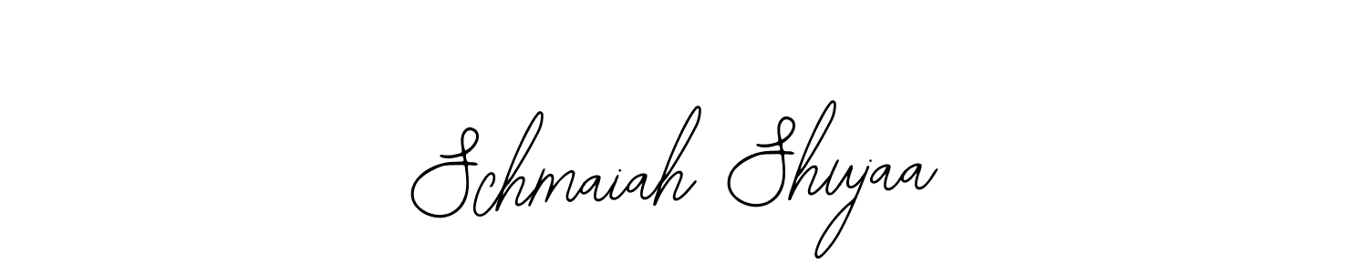 Bearetta-2O07w is a professional signature style that is perfect for those who want to add a touch of class to their signature. It is also a great choice for those who want to make their signature more unique. Get Schmaiah Shujaa name to fancy signature for free. Schmaiah Shujaa signature style 12 images and pictures png