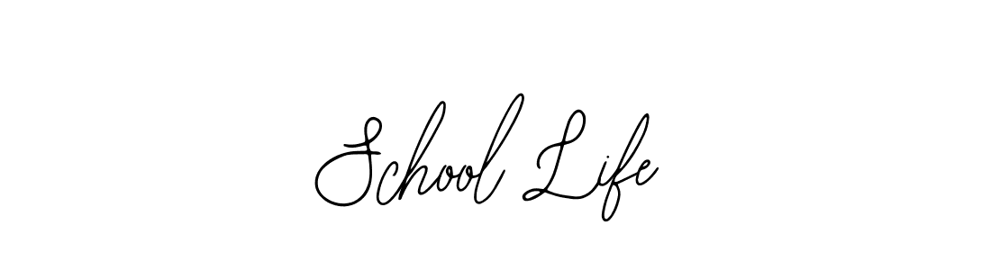 Create a beautiful signature design for name School Life. With this signature (Bearetta-2O07w) fonts, you can make a handwritten signature for free. School Life signature style 12 images and pictures png