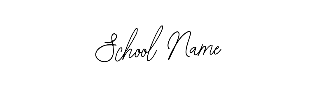 See photos of School Name official signature by Spectra . Check more albums & portfolios. Read reviews & check more about Bearetta-2O07w font. School Name signature style 12 images and pictures png