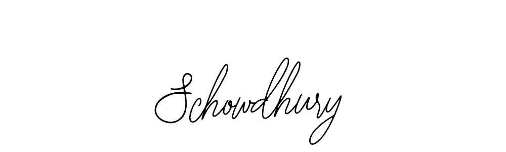 Make a beautiful signature design for name Schowdhury. With this signature (Bearetta-2O07w) style, you can create a handwritten signature for free. Schowdhury signature style 12 images and pictures png