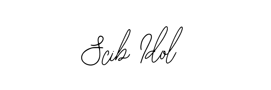 Also You can easily find your signature by using the search form. We will create Scib Idol name handwritten signature images for you free of cost using Bearetta-2O07w sign style. Scib Idol signature style 12 images and pictures png