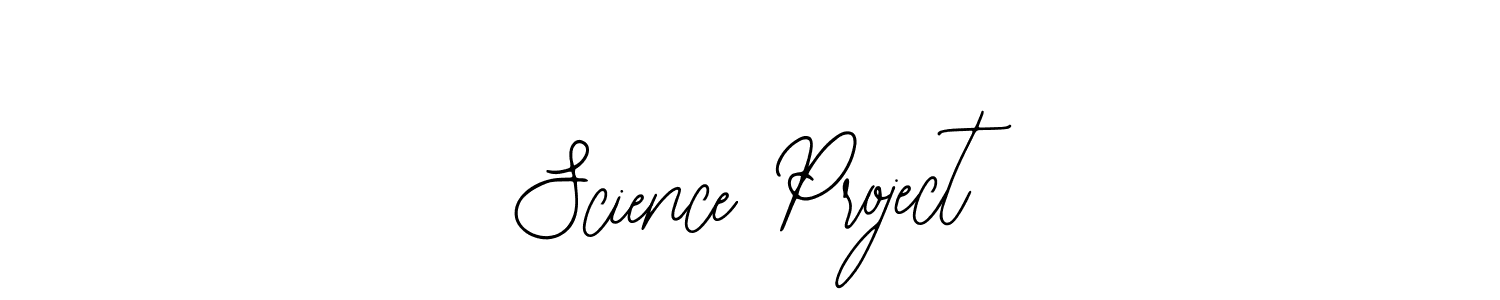 Design your own signature with our free online signature maker. With this signature software, you can create a handwritten (Bearetta-2O07w) signature for name Science Project. Science Project signature style 12 images and pictures png