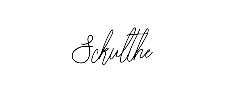 How to make Sckulthe name signature. Use Bearetta-2O07w style for creating short signs online. This is the latest handwritten sign. Sckulthe signature style 12 images and pictures png