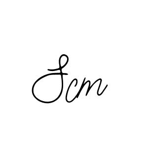 Scm stylish signature style. Best Handwritten Sign (Bearetta-2O07w) for my name. Handwritten Signature Collection Ideas for my name Scm. Scm signature style 12 images and pictures png