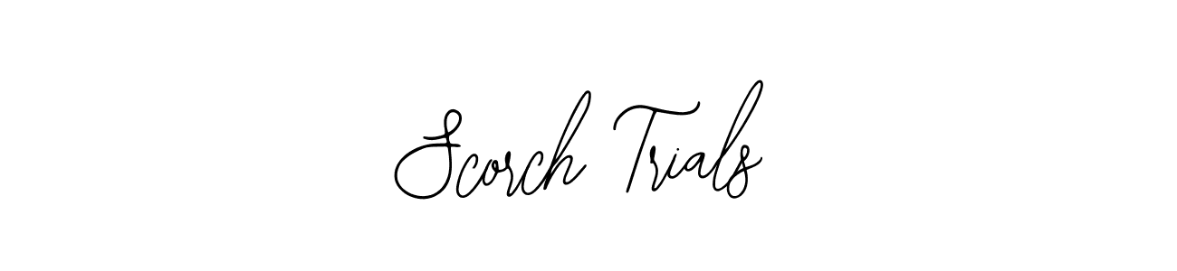 You should practise on your own different ways (Bearetta-2O07w) to write your name (Scorch Trials) in signature. don't let someone else do it for you. Scorch Trials signature style 12 images and pictures png