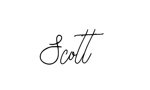 Design your own signature with our free online signature maker. With this signature software, you can create a handwritten (Bearetta-2O07w) signature for name Scott. Scott signature style 12 images and pictures png