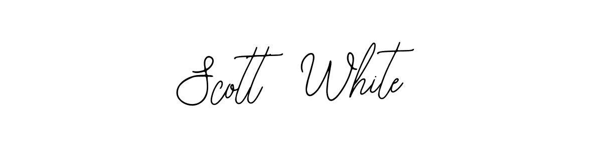 You should practise on your own different ways (Bearetta-2O07w) to write your name (Scott  White) in signature. don't let someone else do it for you. Scott  White signature style 12 images and pictures png