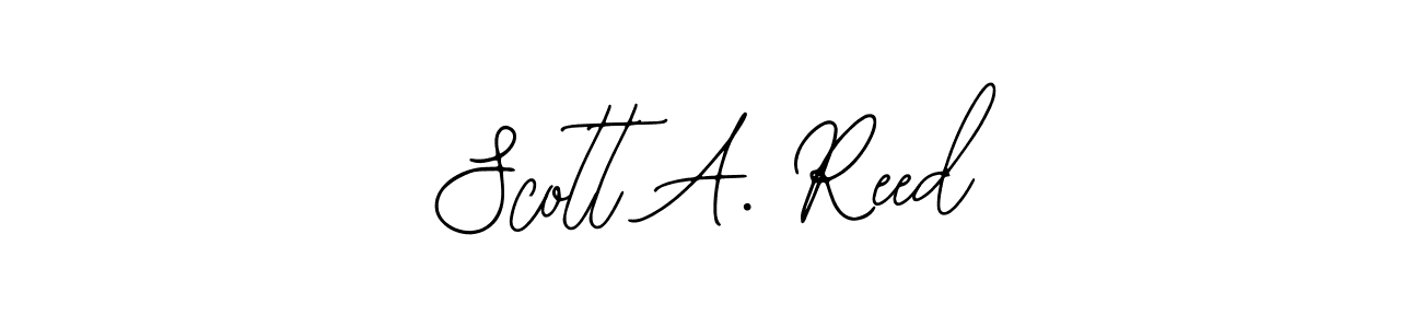 The best way (Bearetta-2O07w) to make a short signature is to pick only two or three words in your name. The name Scott A. Reed include a total of six letters. For converting this name. Scott A. Reed signature style 12 images and pictures png