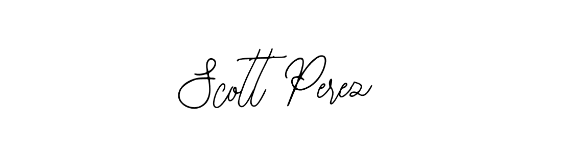 Design your own signature with our free online signature maker. With this signature software, you can create a handwritten (Bearetta-2O07w) signature for name Scott Perez. Scott Perez signature style 12 images and pictures png