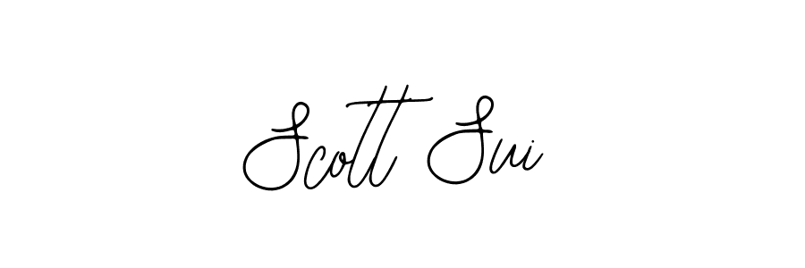 Also we have Scott Sui name is the best signature style. Create professional handwritten signature collection using Bearetta-2O07w autograph style. Scott Sui signature style 12 images and pictures png