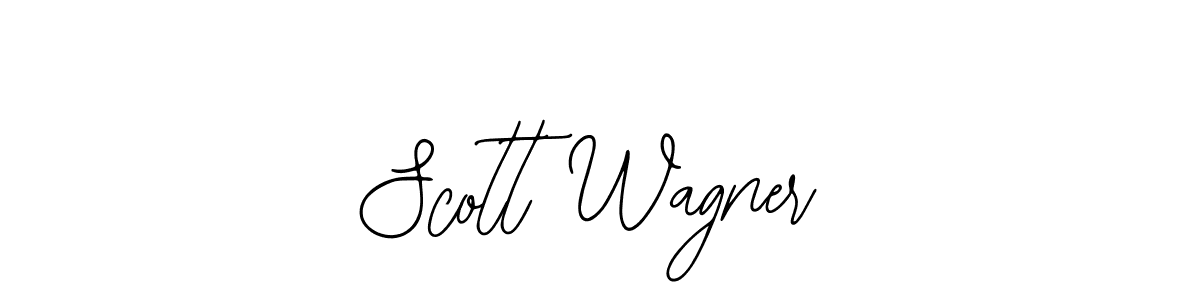 You should practise on your own different ways (Bearetta-2O07w) to write your name (Scott Wagner) in signature. don't let someone else do it for you. Scott Wagner signature style 12 images and pictures png