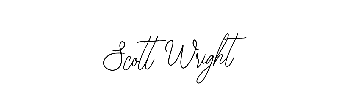 Design your own signature with our free online signature maker. With this signature software, you can create a handwritten (Bearetta-2O07w) signature for name Scott Wright. Scott Wright signature style 12 images and pictures png