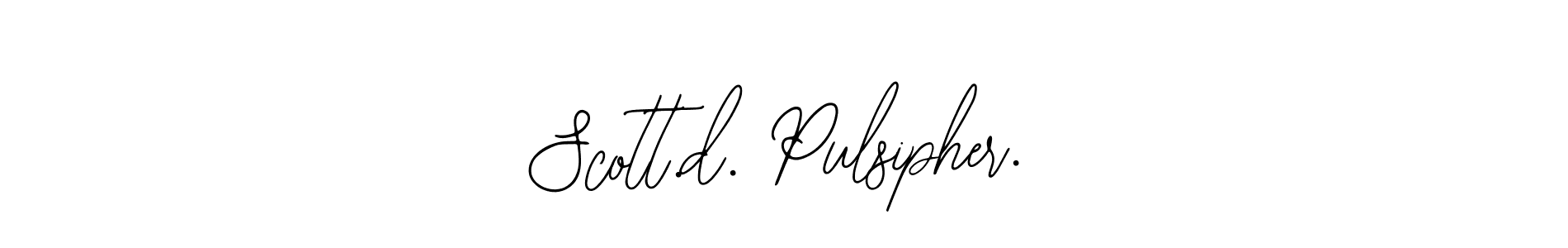 Design your own signature with our free online signature maker. With this signature software, you can create a handwritten (Bearetta-2O07w) signature for name Scott.d. Pulsipher.. Scott.d. Pulsipher. signature style 12 images and pictures png