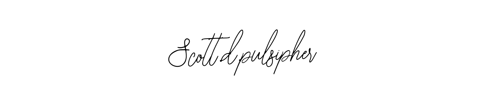 Make a beautiful signature design for name Scott.d.pulsipher. Use this online signature maker to create a handwritten signature for free. Scott.d.pulsipher signature style 12 images and pictures png