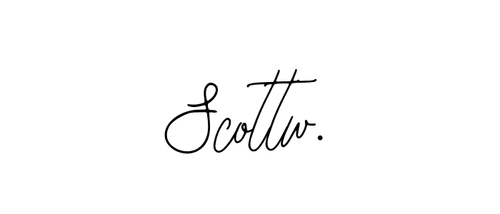 Bearetta-2O07w is a professional signature style that is perfect for those who want to add a touch of class to their signature. It is also a great choice for those who want to make their signature more unique. Get Scottw. name to fancy signature for free. Scottw. signature style 12 images and pictures png