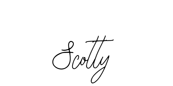 Use a signature maker to create a handwritten signature online. With this signature software, you can design (Bearetta-2O07w) your own signature for name Scotty. Scotty signature style 12 images and pictures png