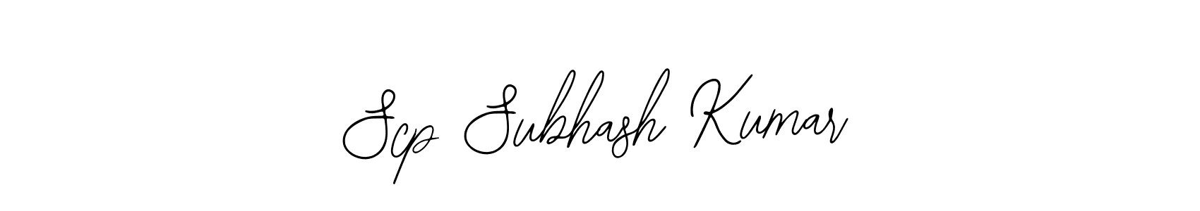 Design your own signature with our free online signature maker. With this signature software, you can create a handwritten (Bearetta-2O07w) signature for name Scp Subhash Kumar. Scp Subhash Kumar signature style 12 images and pictures png
