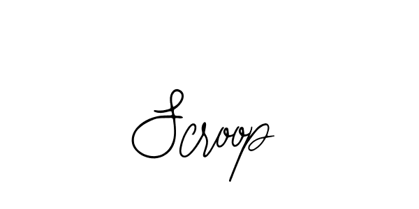How to make Scroop signature? Bearetta-2O07w is a professional autograph style. Create handwritten signature for Scroop name. Scroop signature style 12 images and pictures png