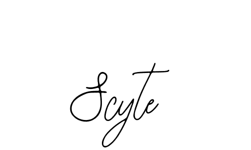 Design your own signature with our free online signature maker. With this signature software, you can create a handwritten (Bearetta-2O07w) signature for name Scyte. Scyte signature style 12 images and pictures png