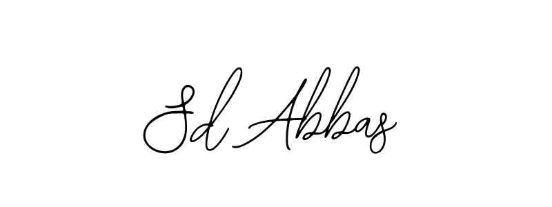 Make a beautiful signature design for name Sd Abbas. With this signature (Bearetta-2O07w) style, you can create a handwritten signature for free. Sd Abbas signature style 12 images and pictures png