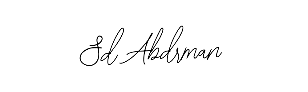 You should practise on your own different ways (Bearetta-2O07w) to write your name (Sd Abdrman) in signature. don't let someone else do it for you. Sd Abdrman signature style 12 images and pictures png