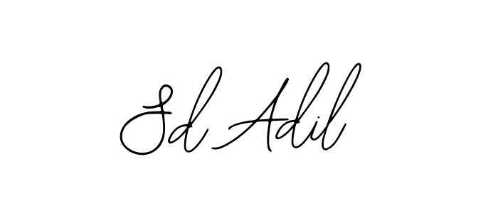 Design your own signature with our free online signature maker. With this signature software, you can create a handwritten (Bearetta-2O07w) signature for name Sd Adil. Sd Adil signature style 12 images and pictures png