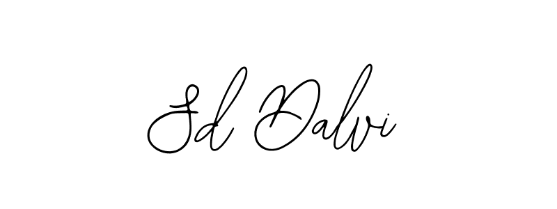 You should practise on your own different ways (Bearetta-2O07w) to write your name (Sd Dalvi) in signature. don't let someone else do it for you. Sd Dalvi signature style 12 images and pictures png