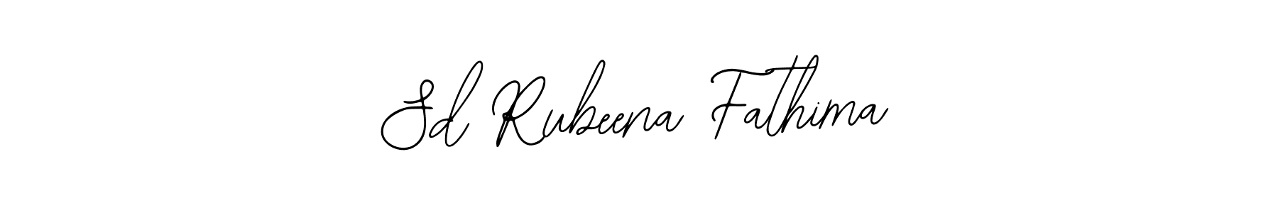 Use a signature maker to create a handwritten signature online. With this signature software, you can design (Bearetta-2O07w) your own signature for name Sd Rubeena Fathima. Sd Rubeena Fathima signature style 12 images and pictures png