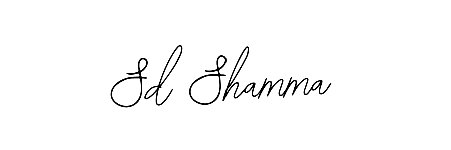 How to make Sd Shamma signature? Bearetta-2O07w is a professional autograph style. Create handwritten signature for Sd Shamma name. Sd Shamma signature style 12 images and pictures png