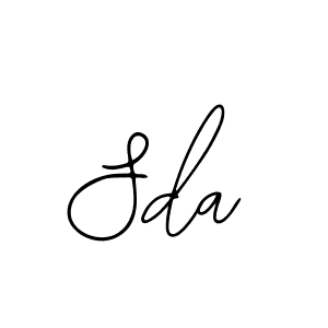Use a signature maker to create a handwritten signature online. With this signature software, you can design (Bearetta-2O07w) your own signature for name Sda. Sda signature style 12 images and pictures png