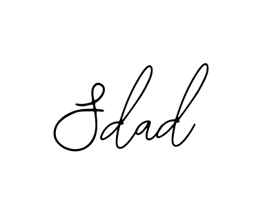 The best way (Bearetta-2O07w) to make a short signature is to pick only two or three words in your name. The name Sdad include a total of six letters. For converting this name. Sdad signature style 12 images and pictures png