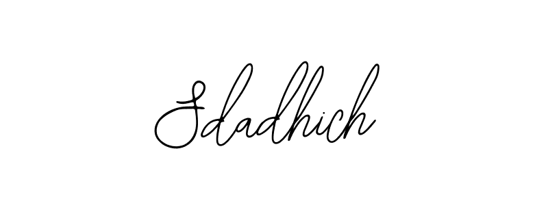 The best way (Bearetta-2O07w) to make a short signature is to pick only two or three words in your name. The name Sdadhich include a total of six letters. For converting this name. Sdadhich signature style 12 images and pictures png