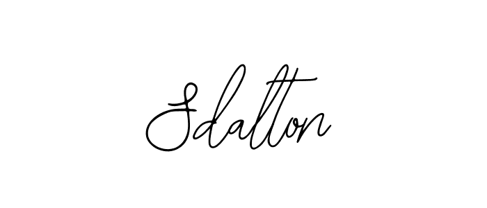 Design your own signature with our free online signature maker. With this signature software, you can create a handwritten (Bearetta-2O07w) signature for name Sdalton. Sdalton signature style 12 images and pictures png
