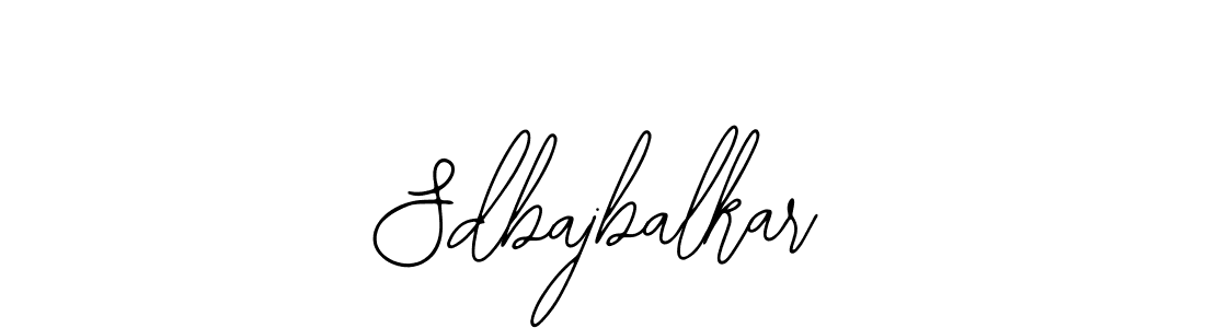You should practise on your own different ways (Bearetta-2O07w) to write your name (Sdbajbalkar) in signature. don't let someone else do it for you. Sdbajbalkar signature style 12 images and pictures png