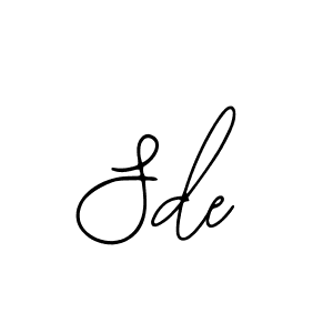 How to Draw Sde signature style? Bearetta-2O07w is a latest design signature styles for name Sde. Sde signature style 12 images and pictures png