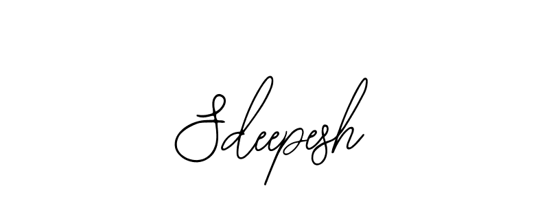 Use a signature maker to create a handwritten signature online. With this signature software, you can design (Bearetta-2O07w) your own signature for name Sdeepesh. Sdeepesh signature style 12 images and pictures png